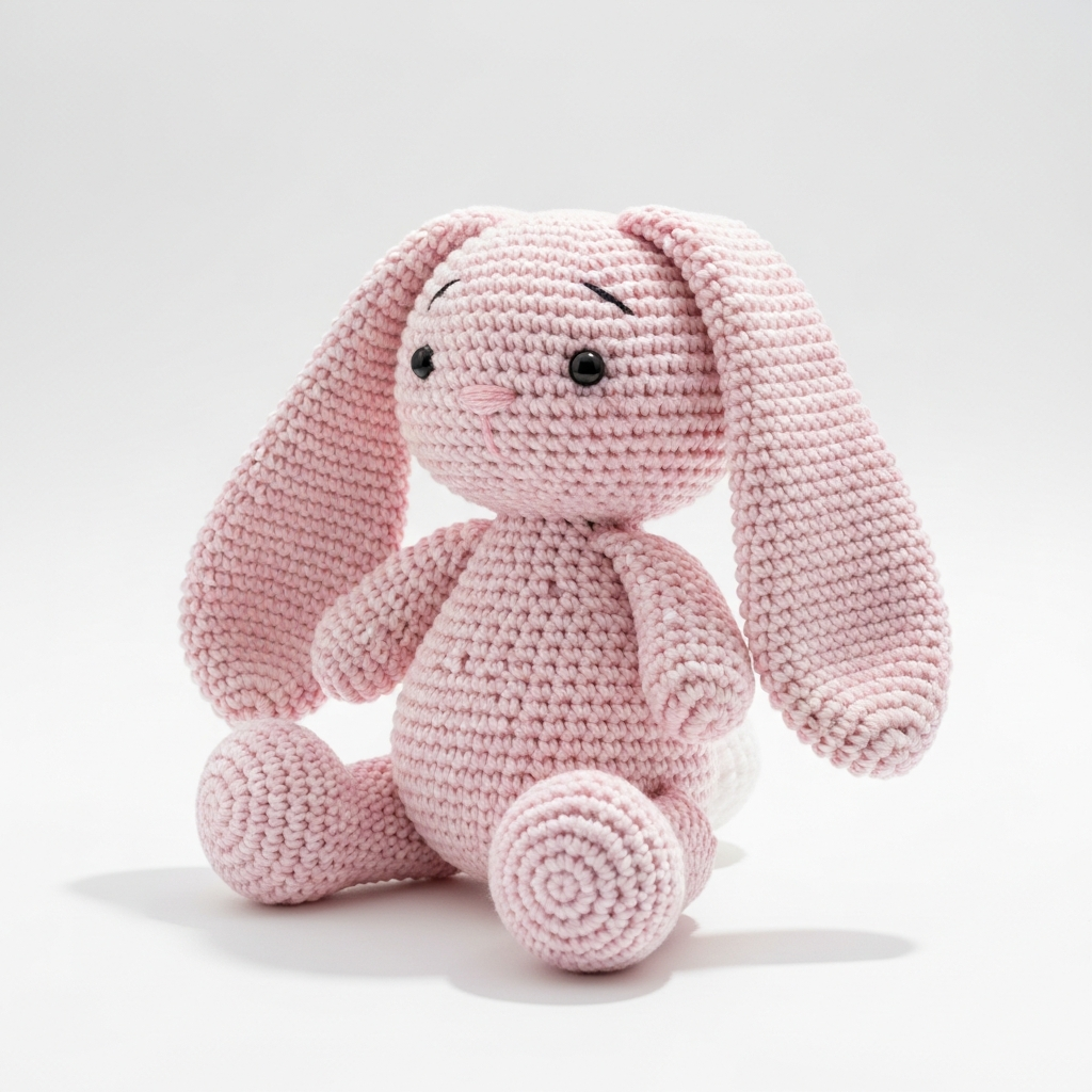 Вязаный зайчик амигуруми — второй проект курса Coreon